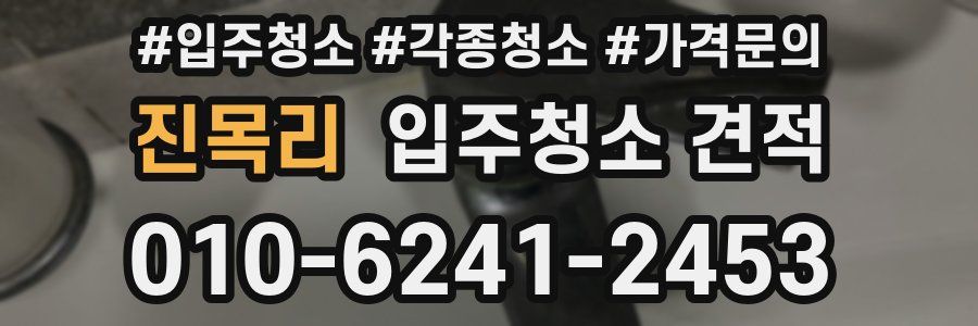 진목리 입주청소 견적