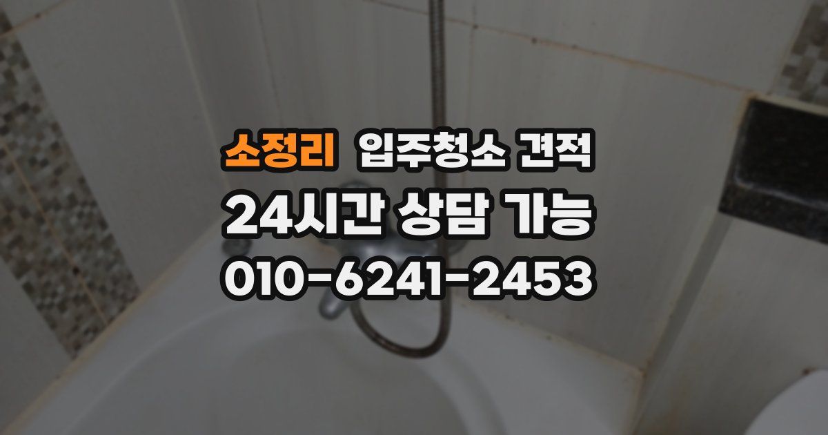 소정리 입주청소 견적