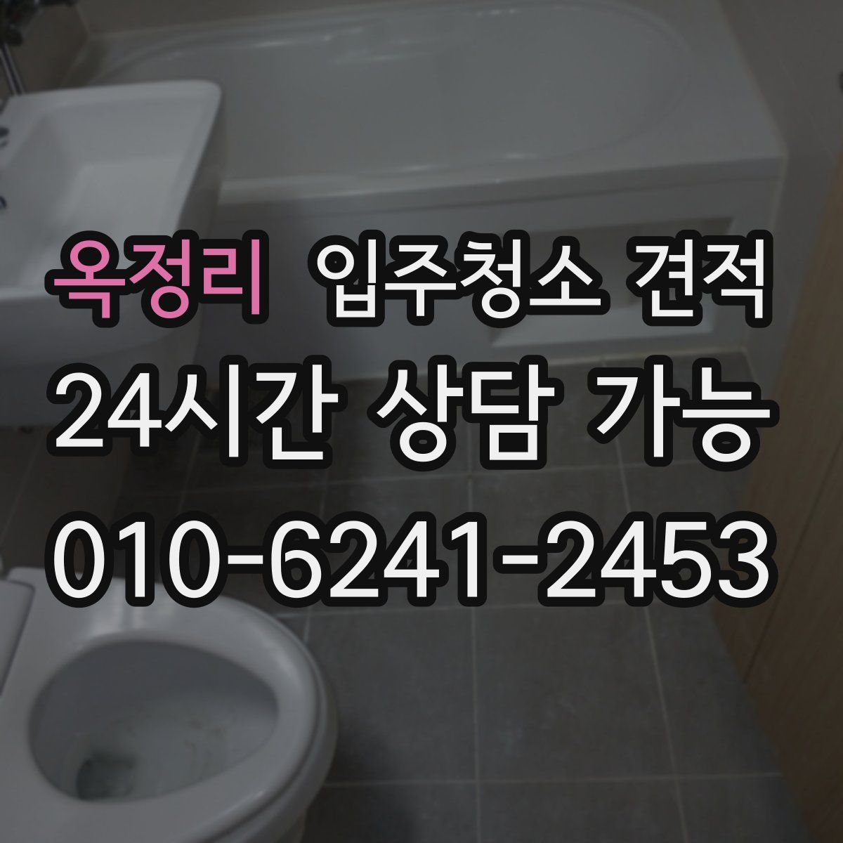 옥정리 입주청소 견적