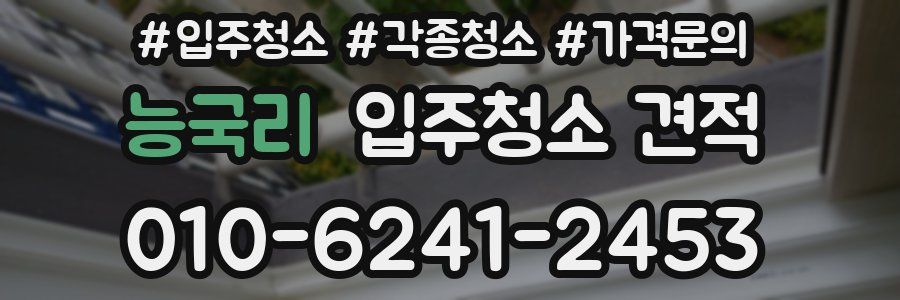능국리 입주청소 견적