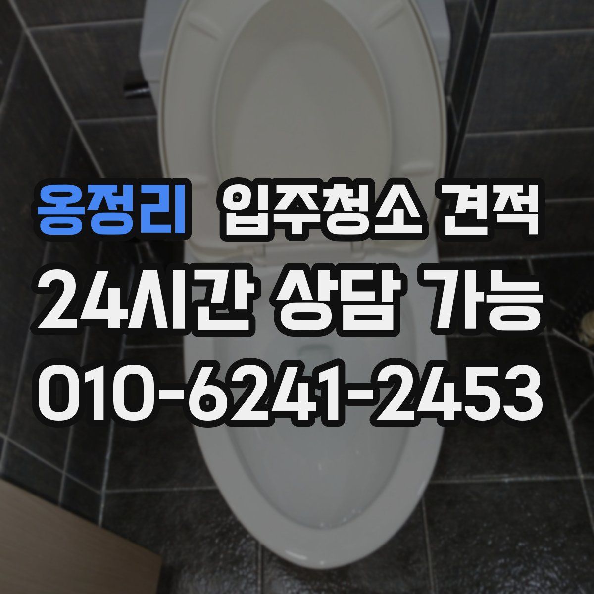 옹정리 입주청소 견적