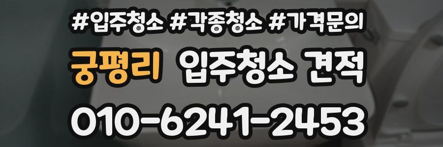 궁평리 입주청소 견적