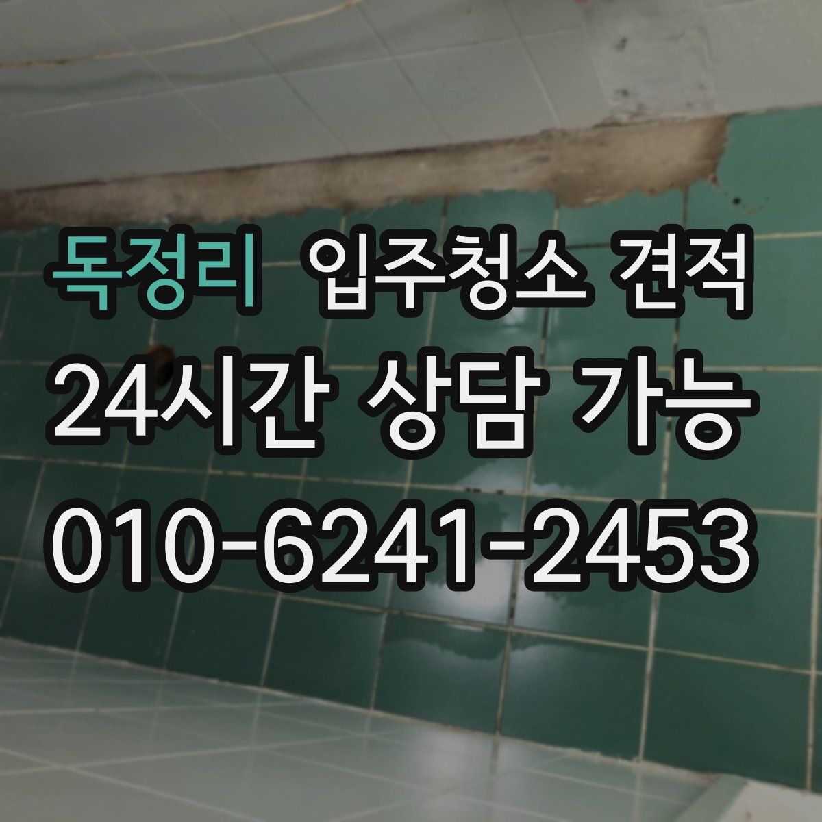 독정리 입주청소 견적