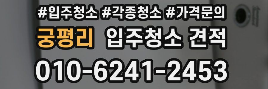 궁평리 입주청소 견적