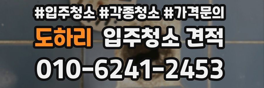 도하리 입주청소 견적