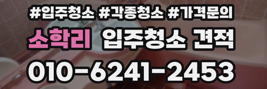 소학리 입주청소 견적