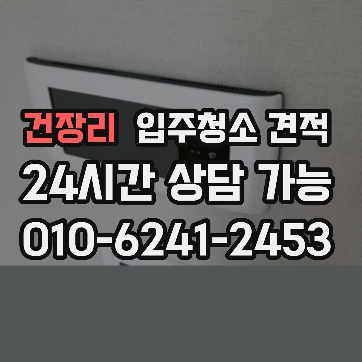 건장리 입주청소 견적