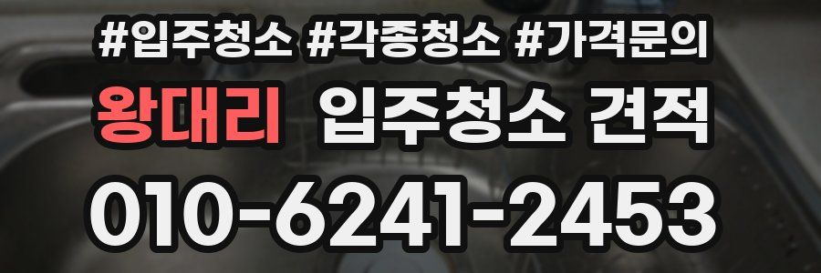 왕대리 입주청소 견적