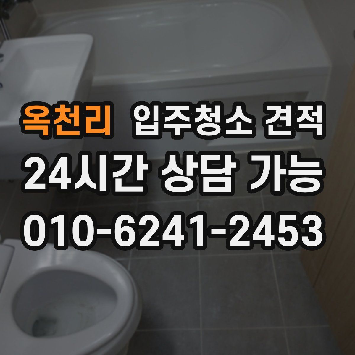 옥천리 입주청소 견적