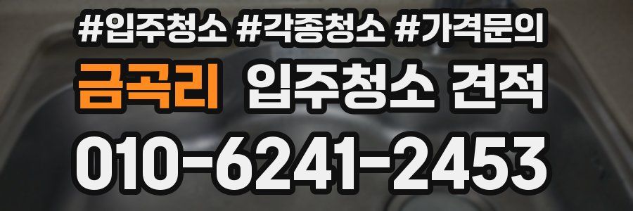 금곡리 입주청소 견적