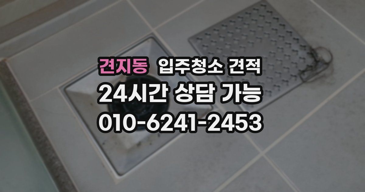 견지동 입주청소 견적