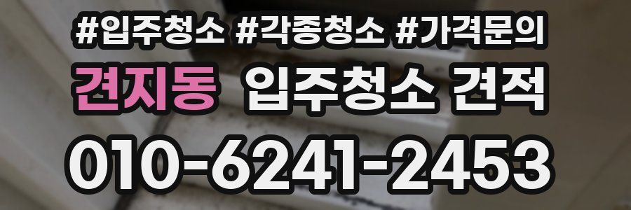 견지동 입주청소 견적