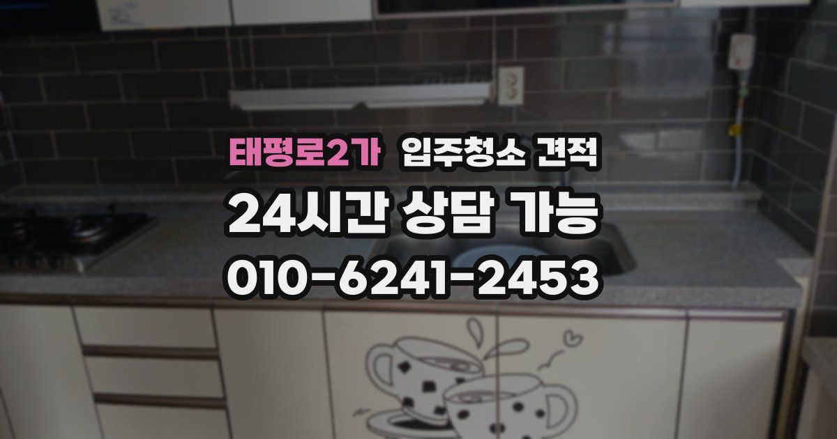 태평로2가 입주청소 견적