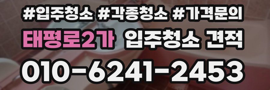 태평로2가 입주청소 견적