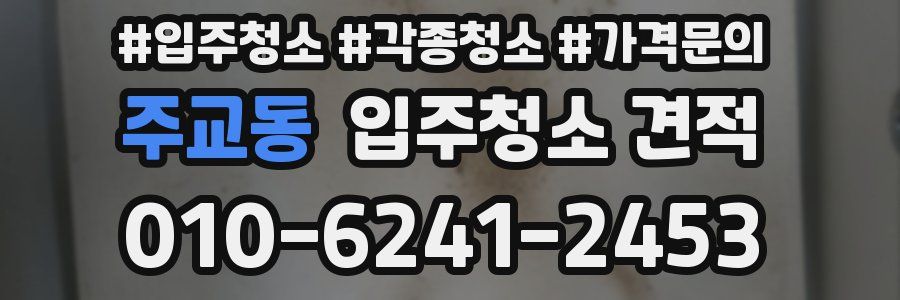 주교동 입주청소 견적