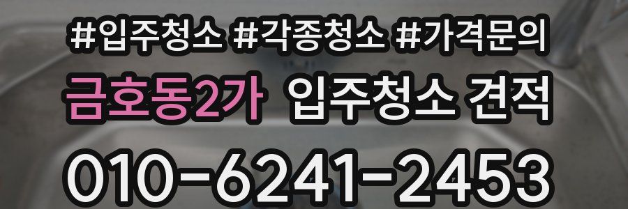 금호동2가 입주청소 견적