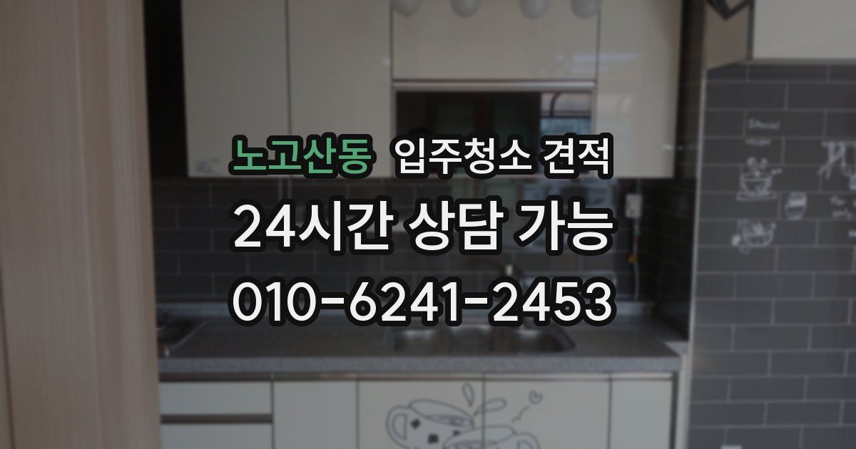 노고산동 입주청소 견적