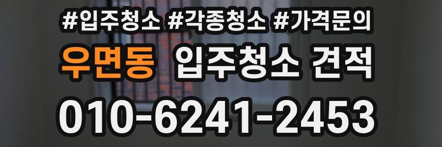 우면동 입주청소 견적