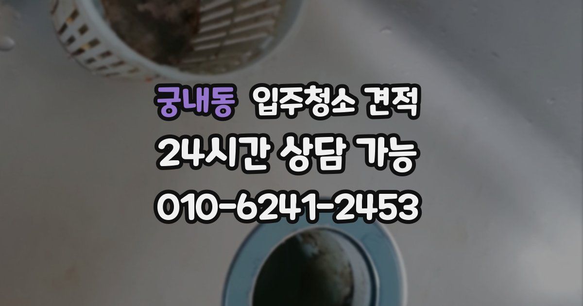 궁내동 입주청소 견적