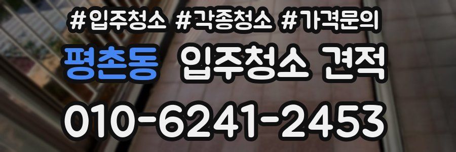 평촌동 입주청소 견적