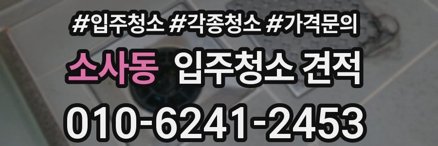소사동 입주청소 견적