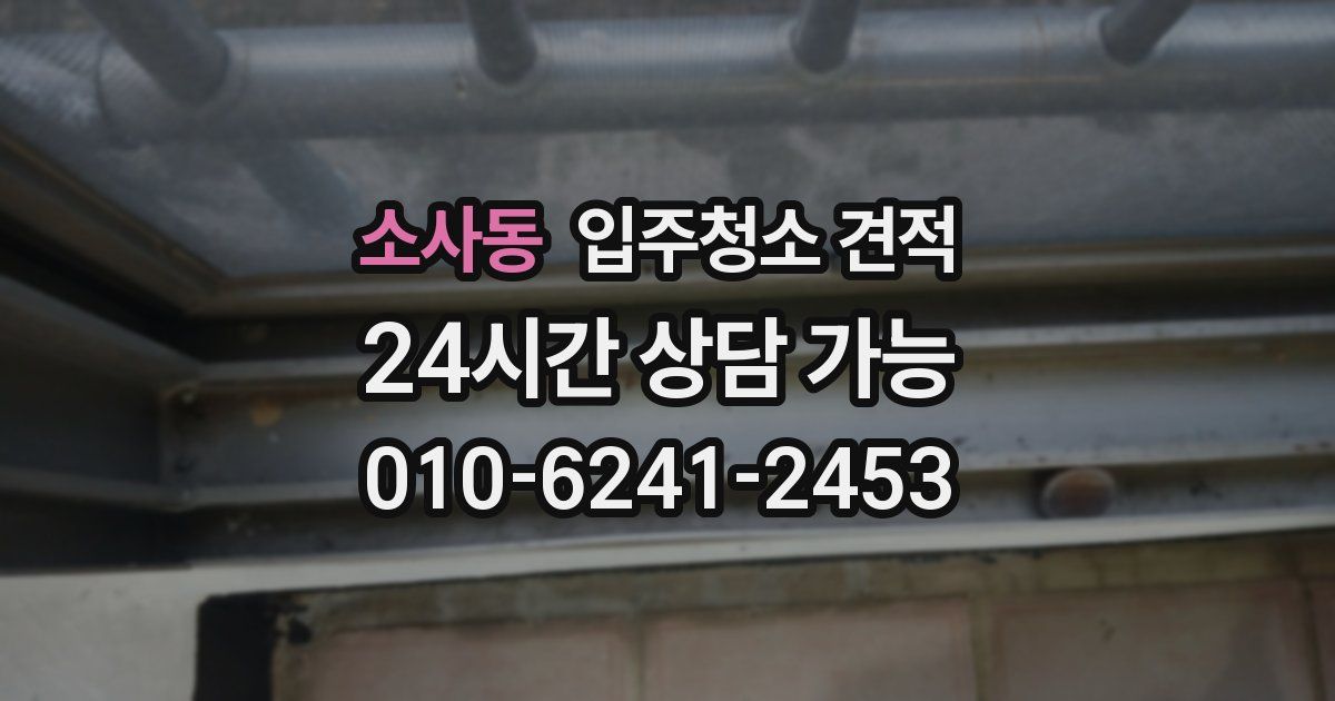 소사동 입주청소 견적