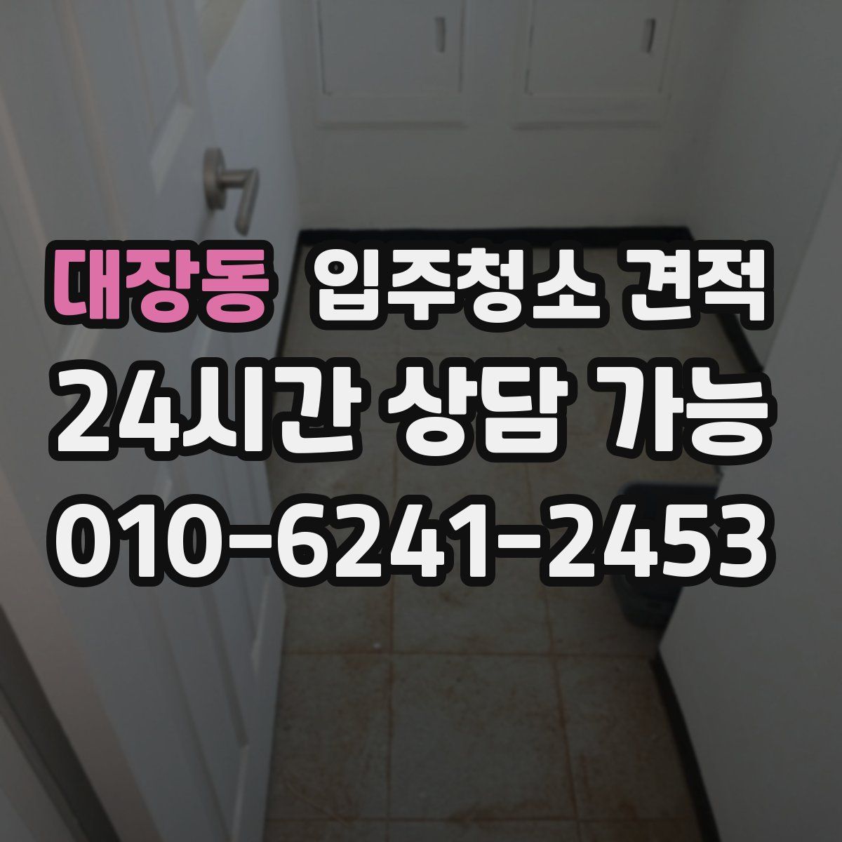 대장동 입주청소 견적