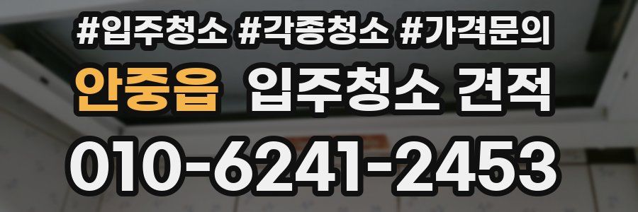 안중읍 입주청소 견적