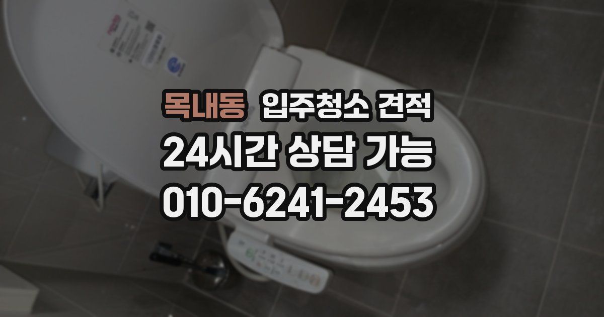 목내동 입주청소 견적