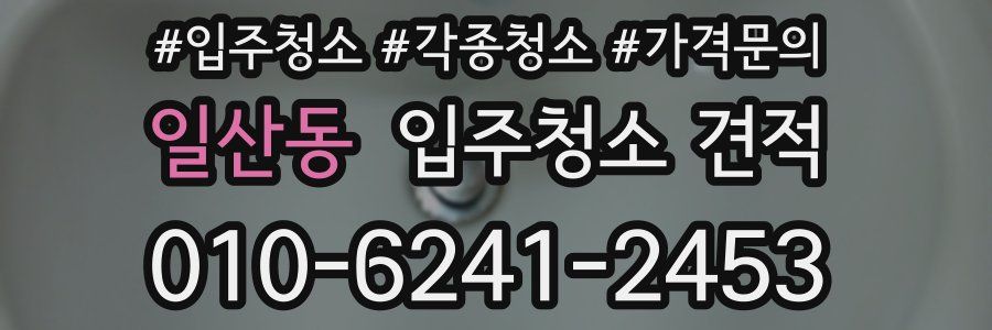 일산동 입주청소 견적