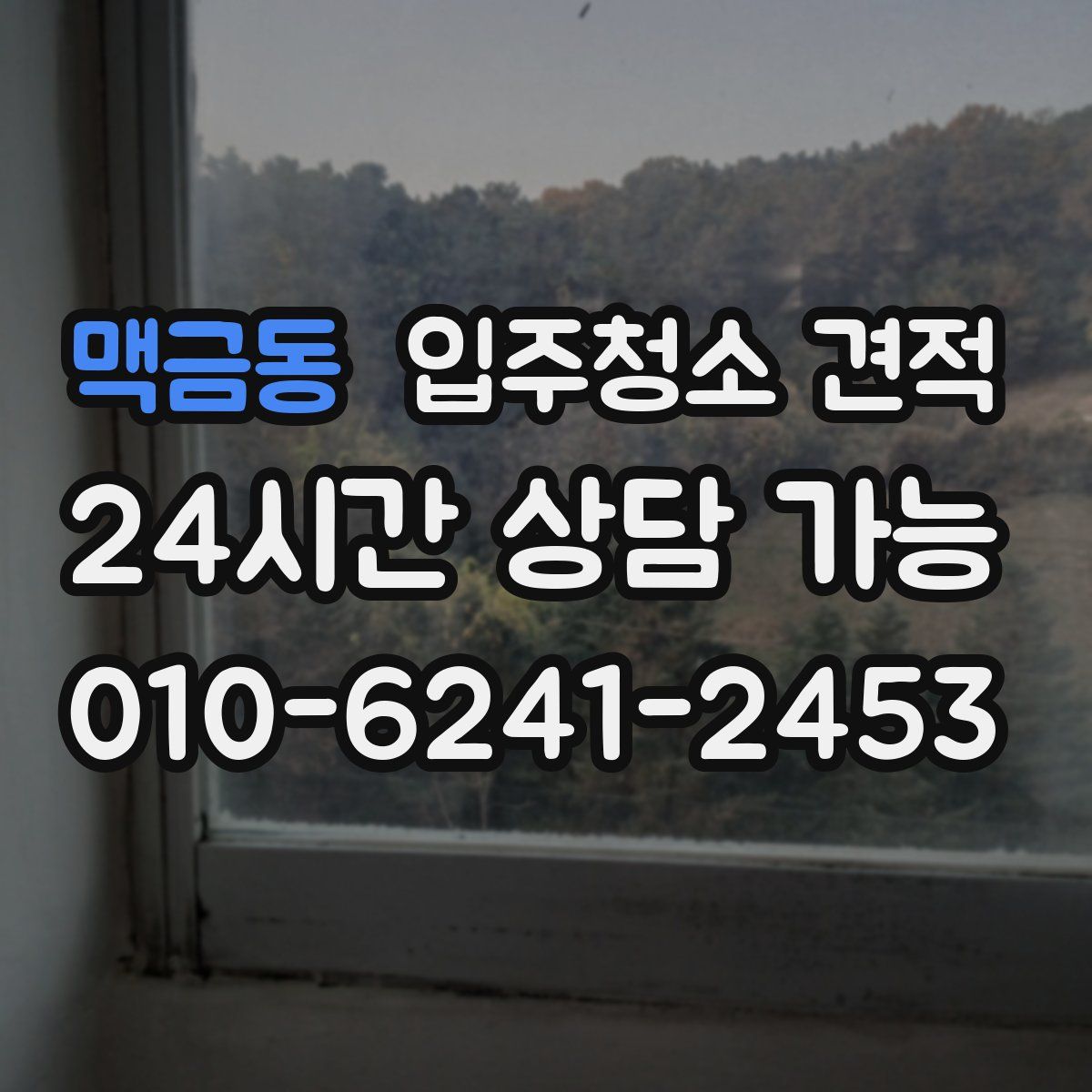 맥금동 입주청소 견적