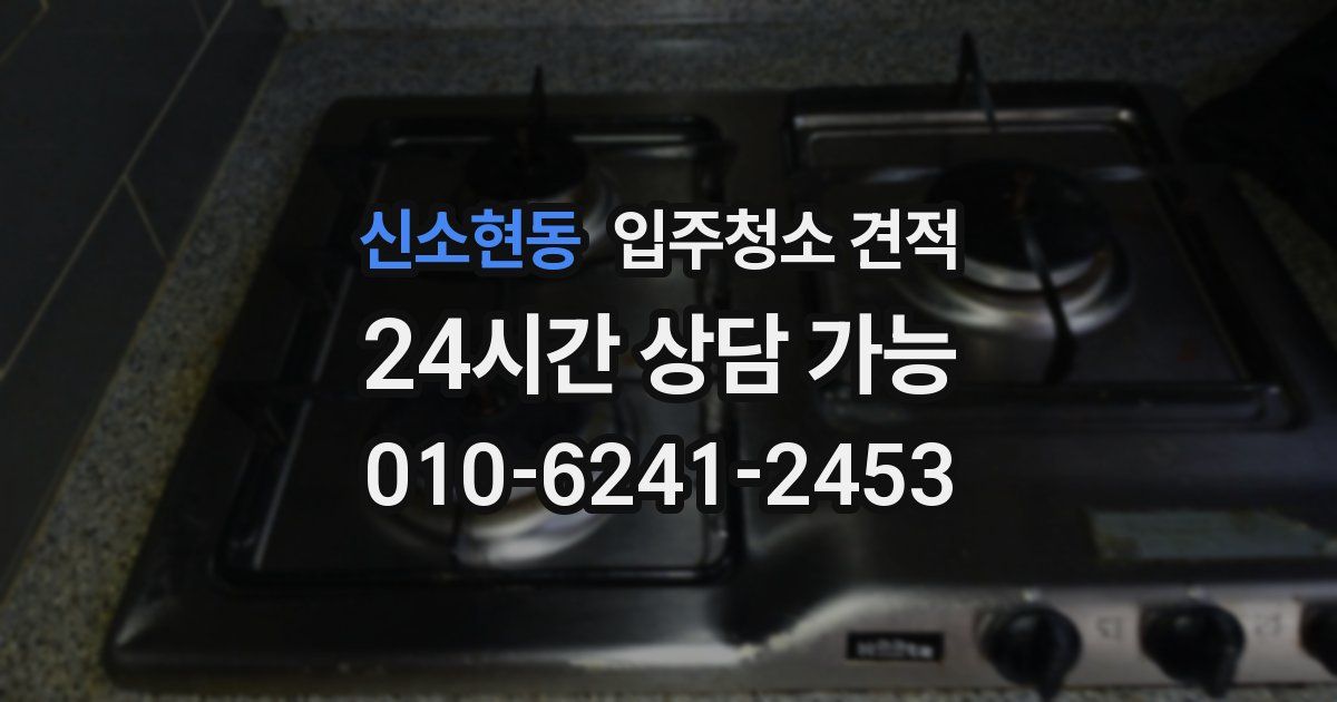 신소현동 입주청소 견적