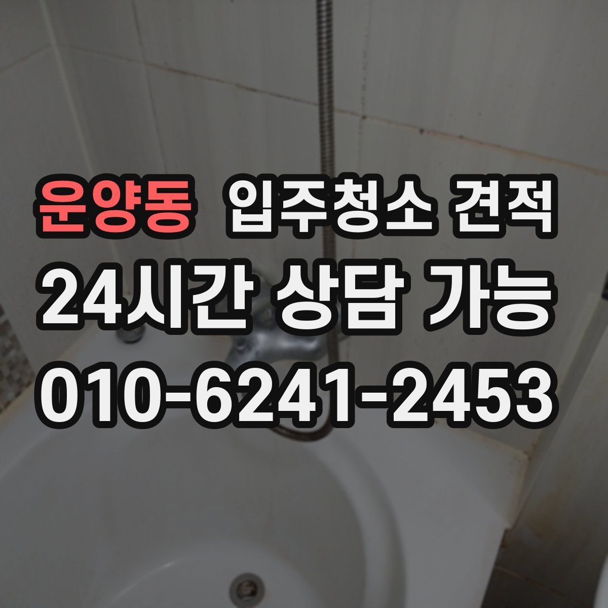 운양동 입주청소 견적