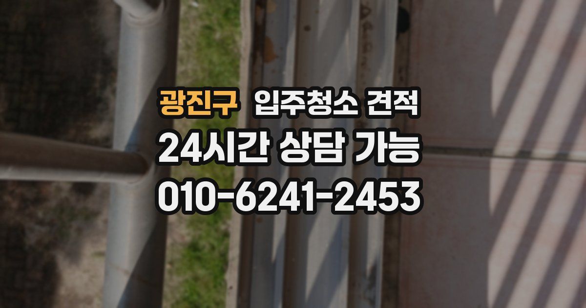 광진구 입주청소 견적
