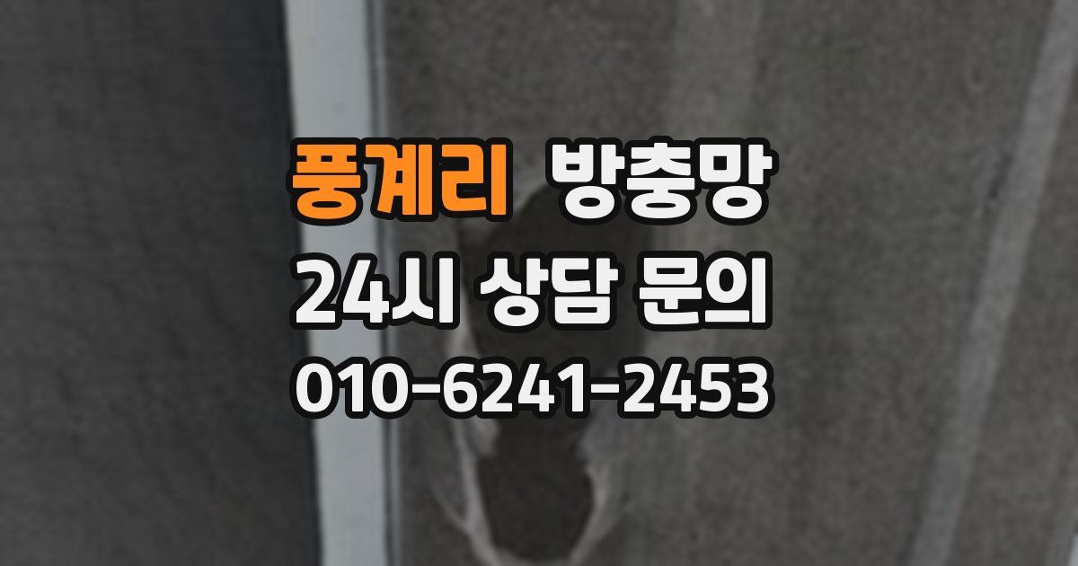 풍계리 방충망
