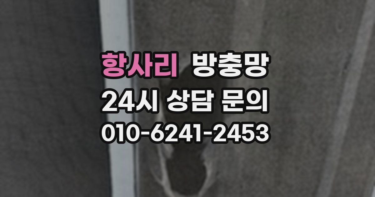 항사리 방충망
