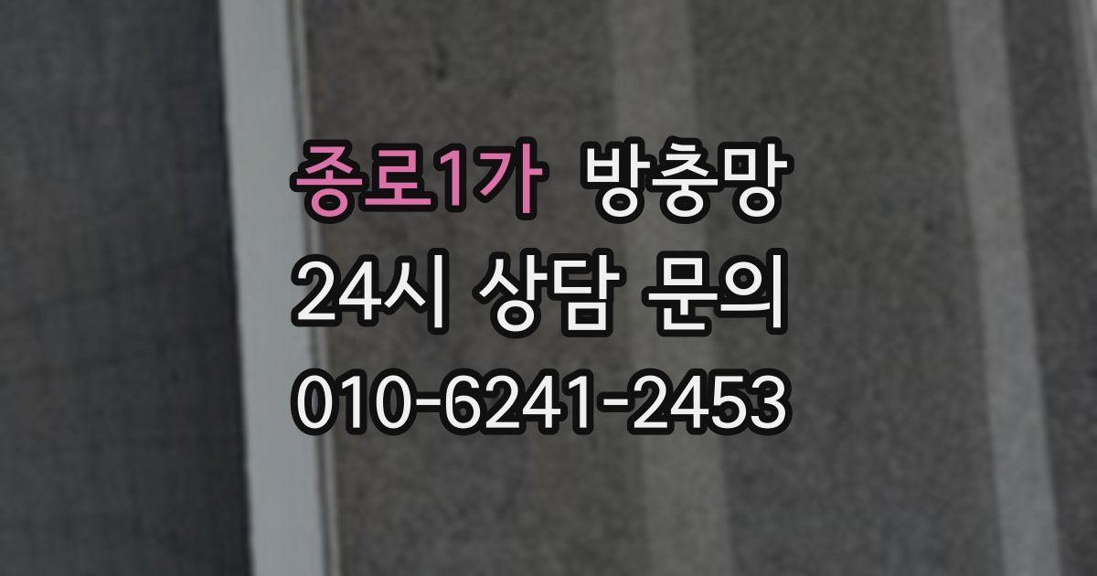 종로1가 방충망