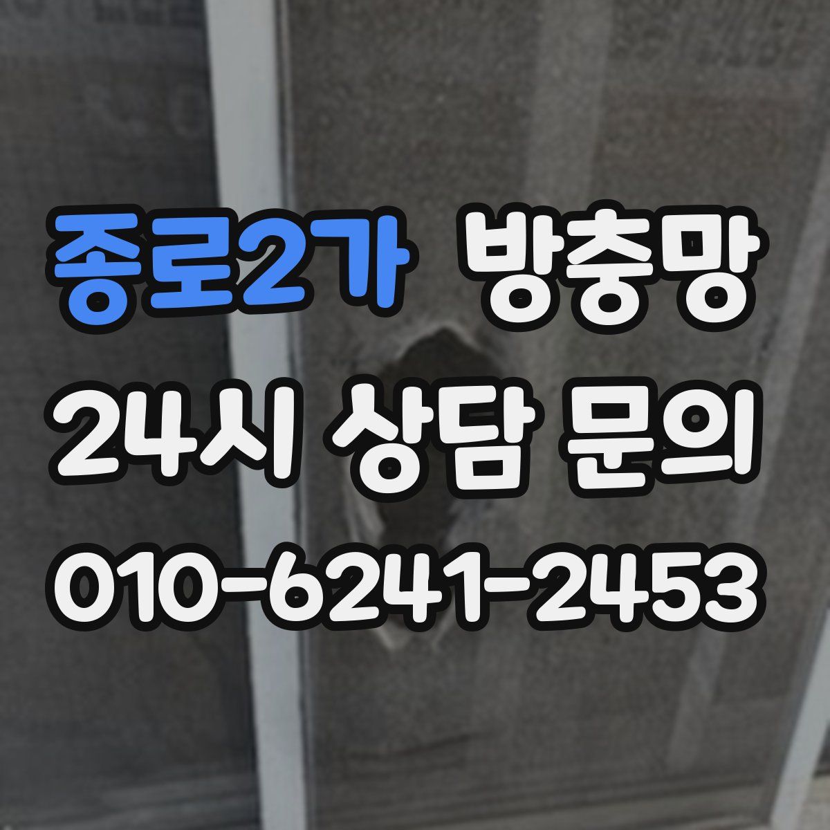 종로2가 방충망