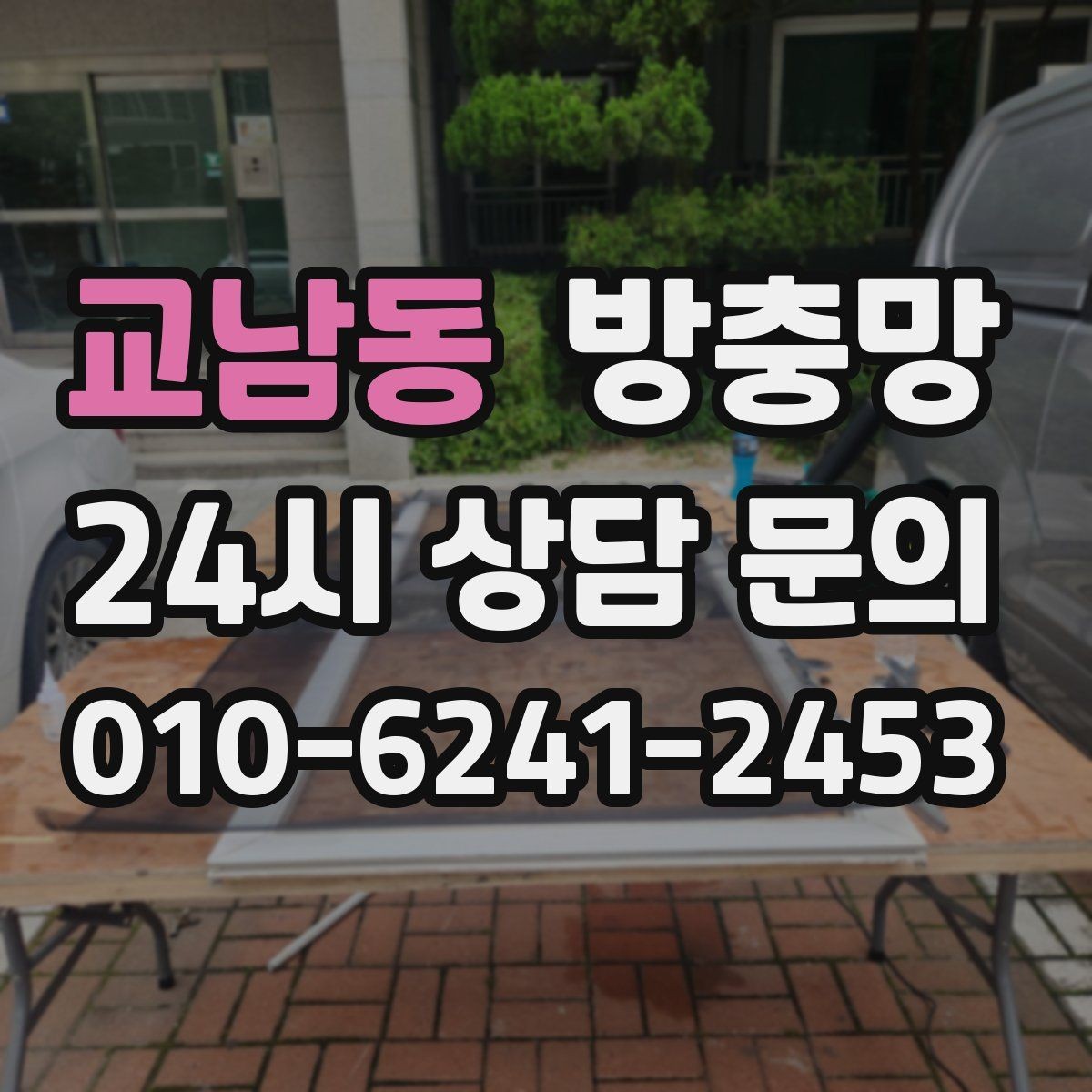 교남동 방충망 주변에 나무가 많으면 유입이 늘 수 있어요
