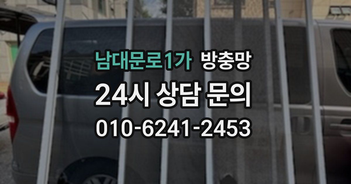 남대문로1가 방충망