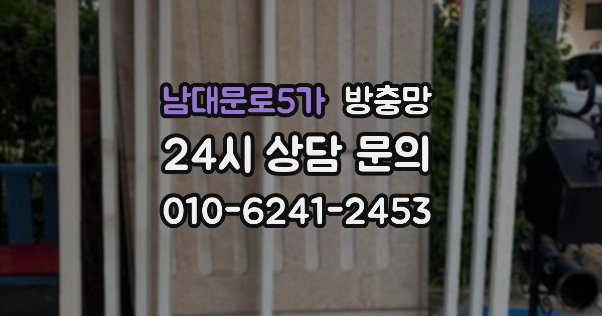 남대문로5가 방충망