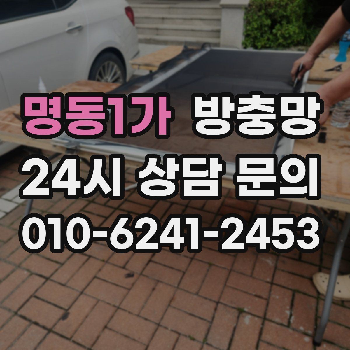 명동1가 방충망 냄새 빼려 환기하는데 벌레가 들어온다면
