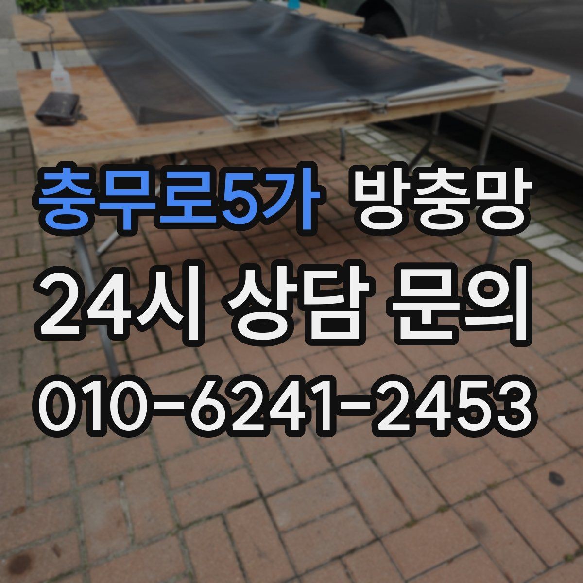 충무로5가 방충망 찢어진 채로 환기하면 벌레가 몰립니다