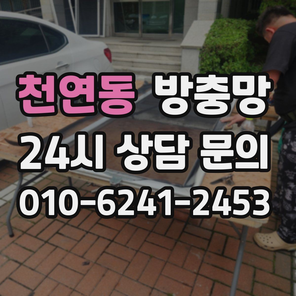 천연동 방충망 유입 경로는 대부분 모서리와 하단입니다