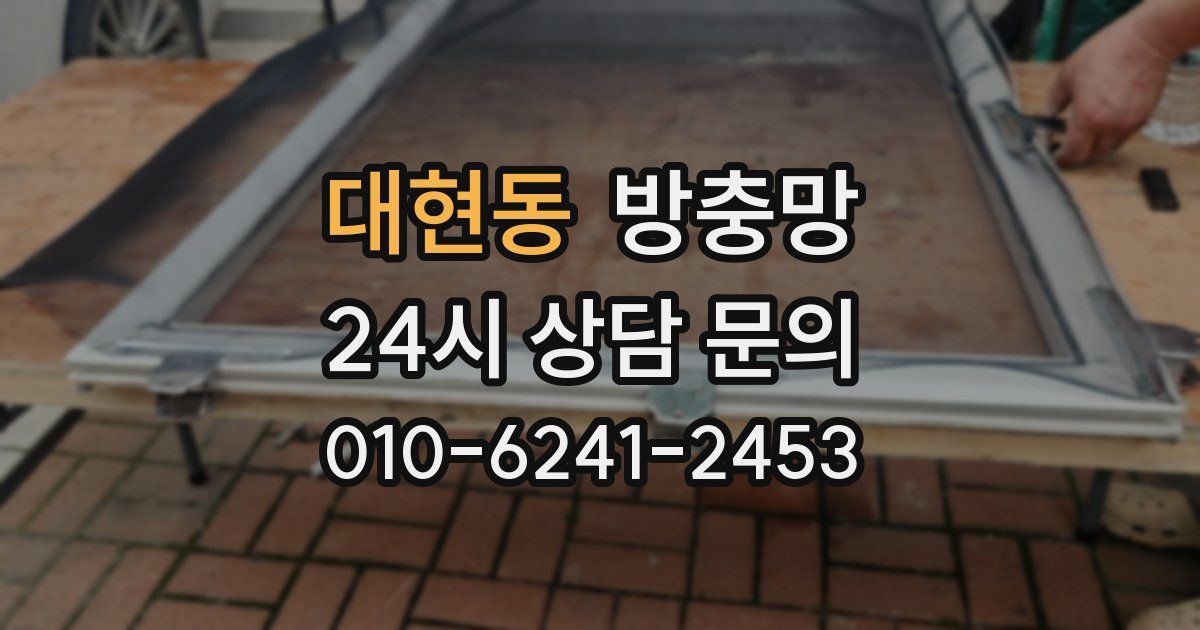 대현동 방충망