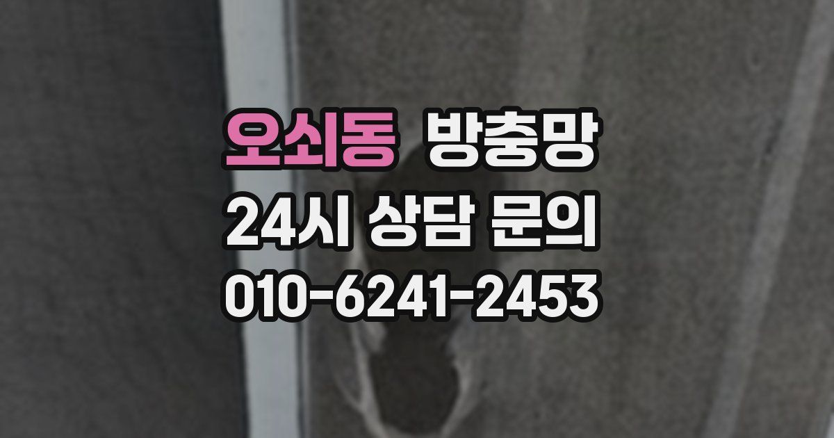 오쇠동 방충망