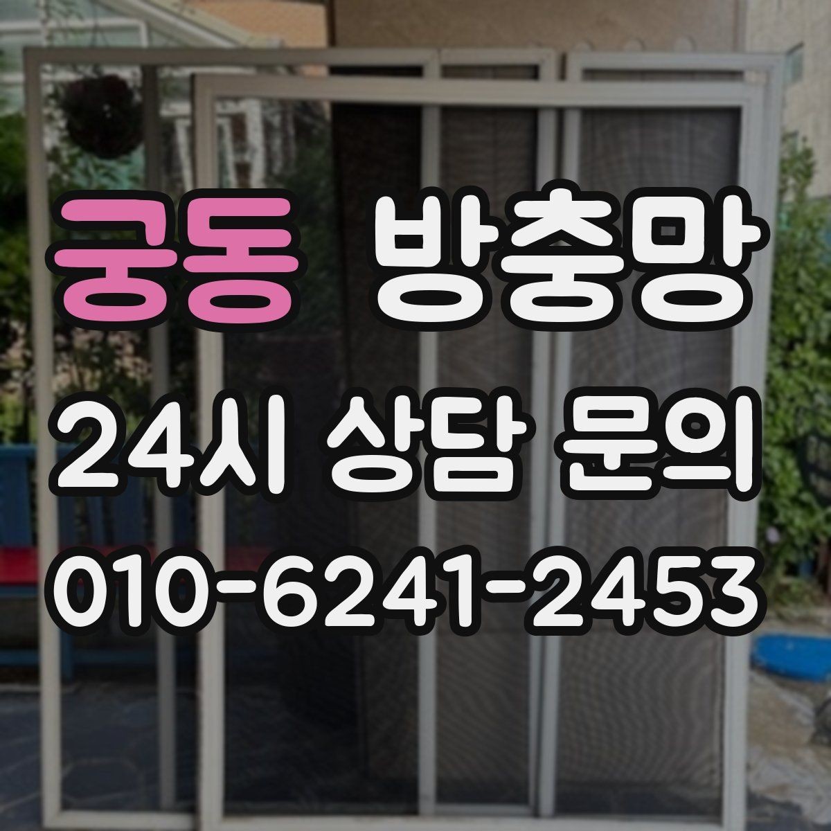 궁동 방충망 틀까지 바꿔야 재발이 없는 경우