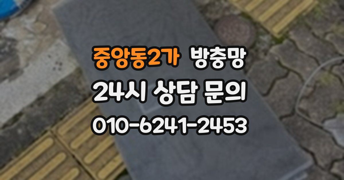 중앙동2가 방충망