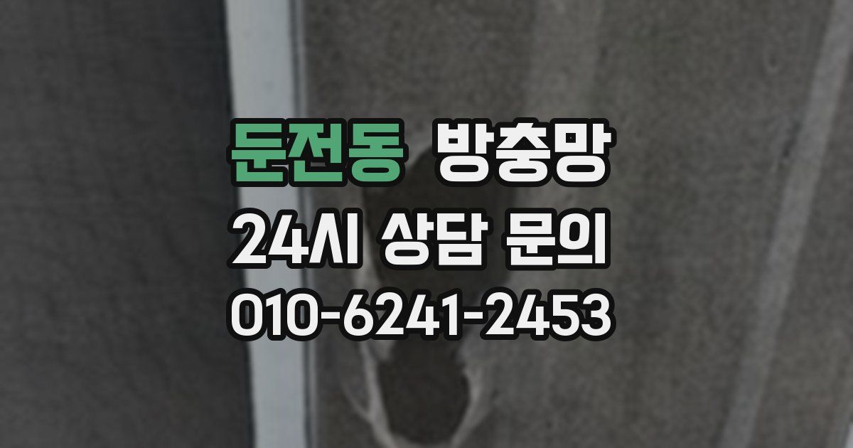 둔전동 방충망