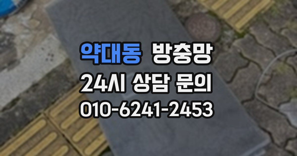 약대동 방충망